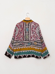 The Ladhiya Petite Suzani Cut Out Kantha Jacket