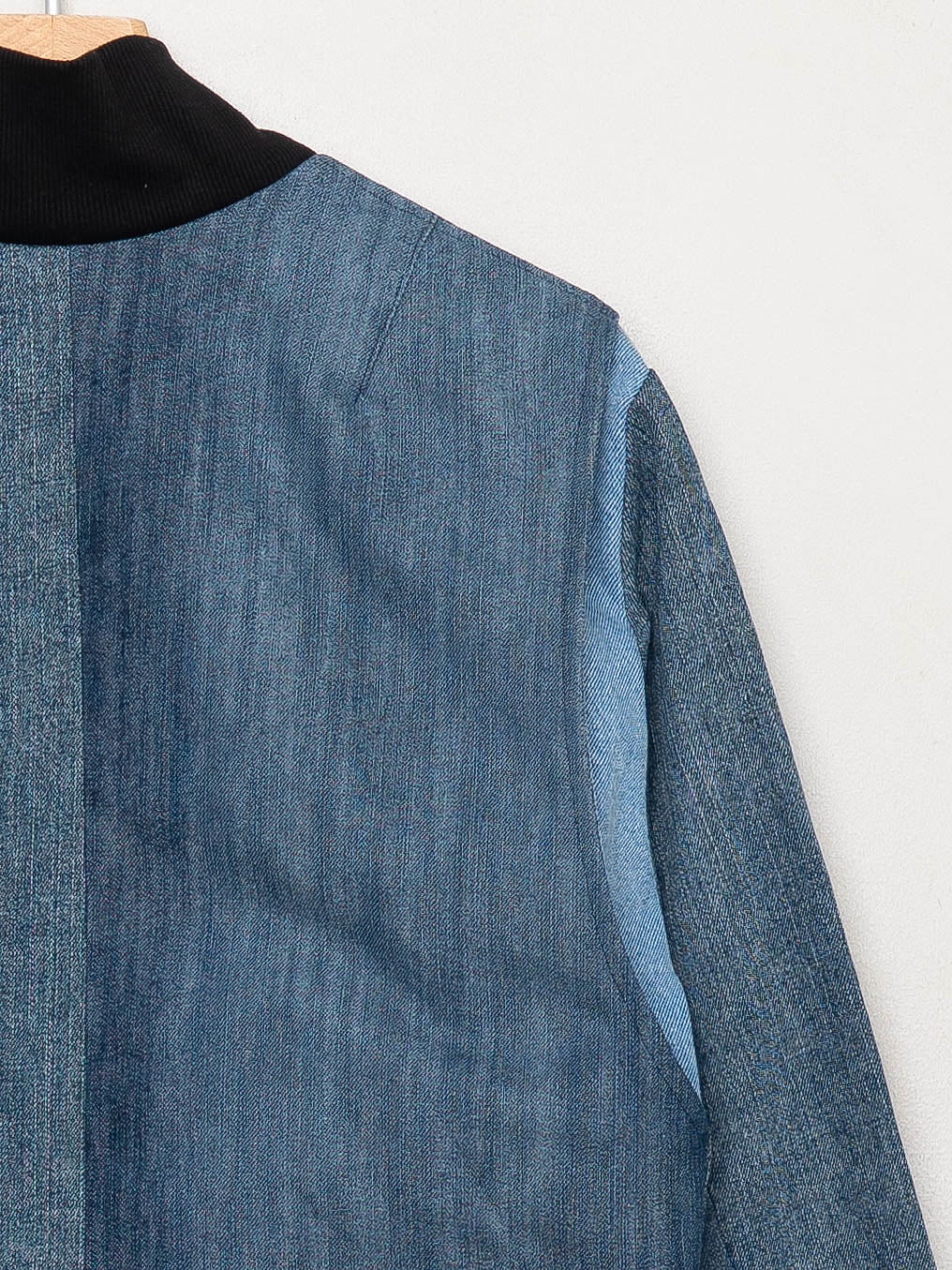 The Veda Denim Bomber Jacket - Medium