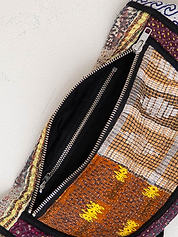 The Faiza Quilted Kantha Belt Bag
