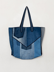 The Pasha Carryall Denim Tote Bag