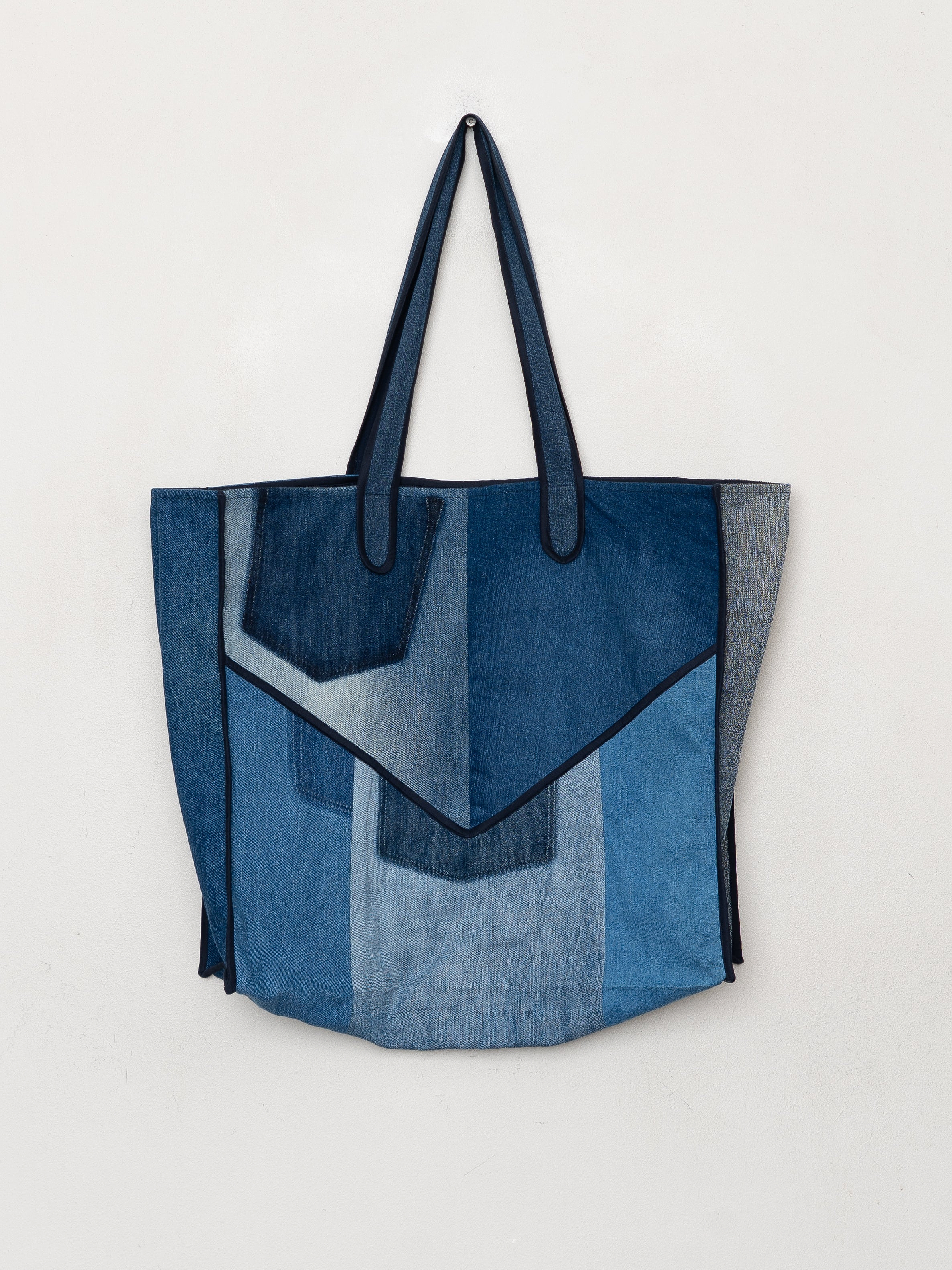 The Pasha Carryall Denim Tote Bag