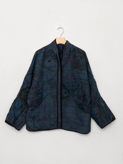 The Ladhiya Quilted Suzani Kantha Jacket