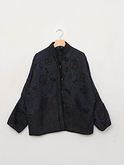 The Ladhiya Quilted Suzani Kantha Jacket