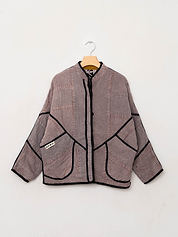 The Ladhiya Petite Suzani Cut Out Kantha Jacket