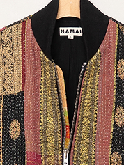 The Veda Quilted One-of-a-Kind Bomber Jacket - Large