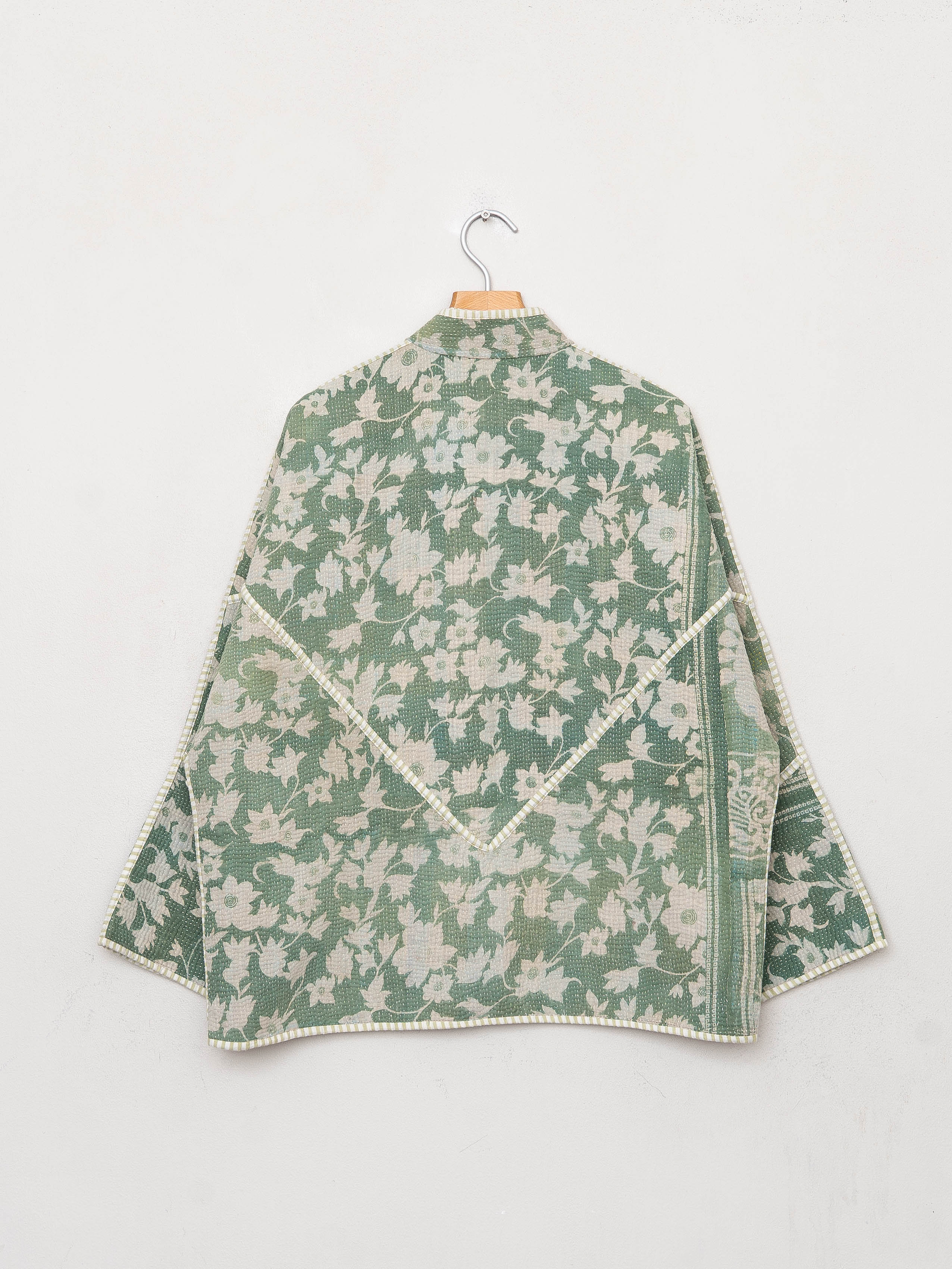 The Ladhiya Quilted Patchwork Kantha Jacket