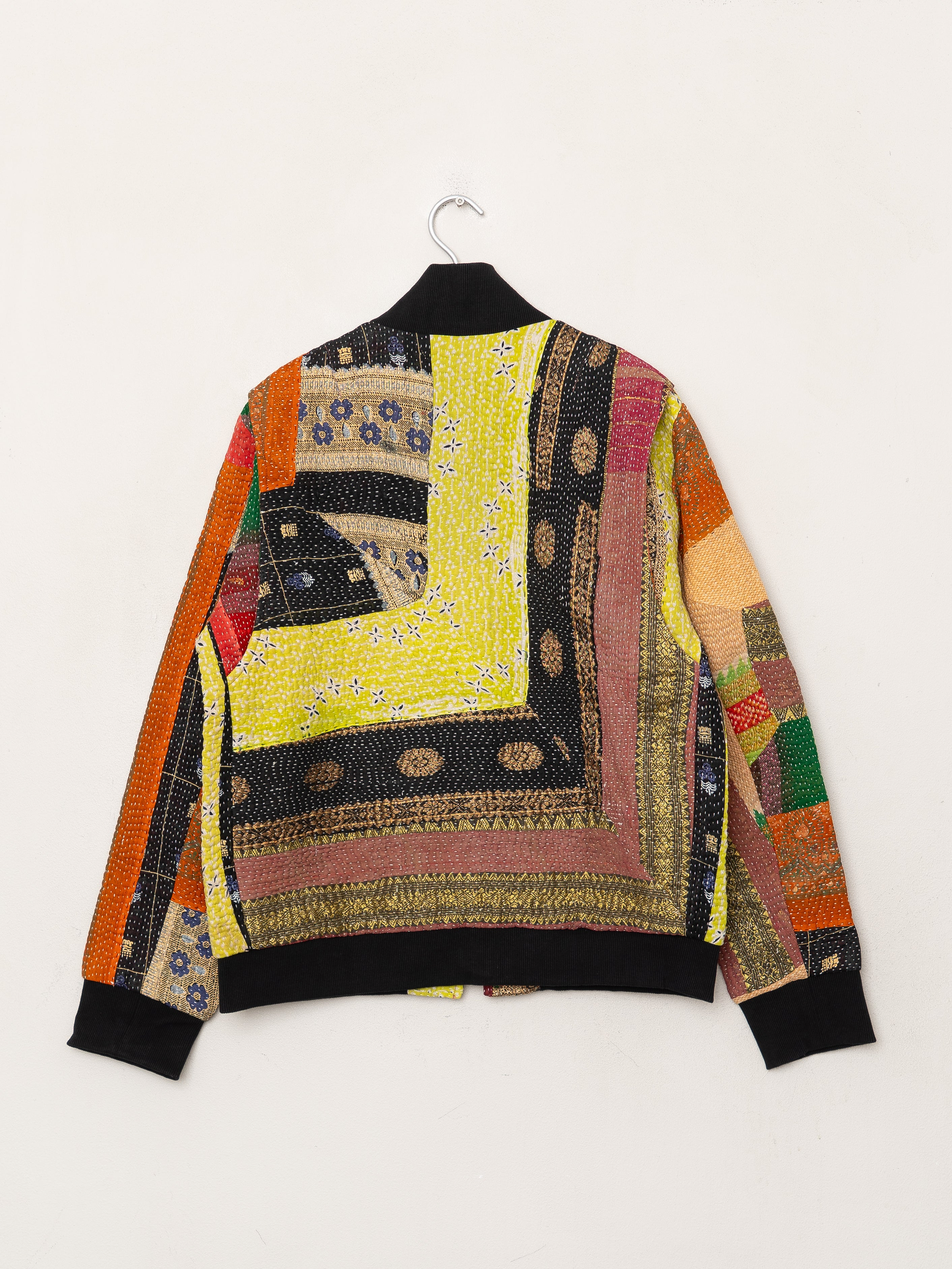 The Veda Quilted One-of-a-Kind Bomber Jacket - Large