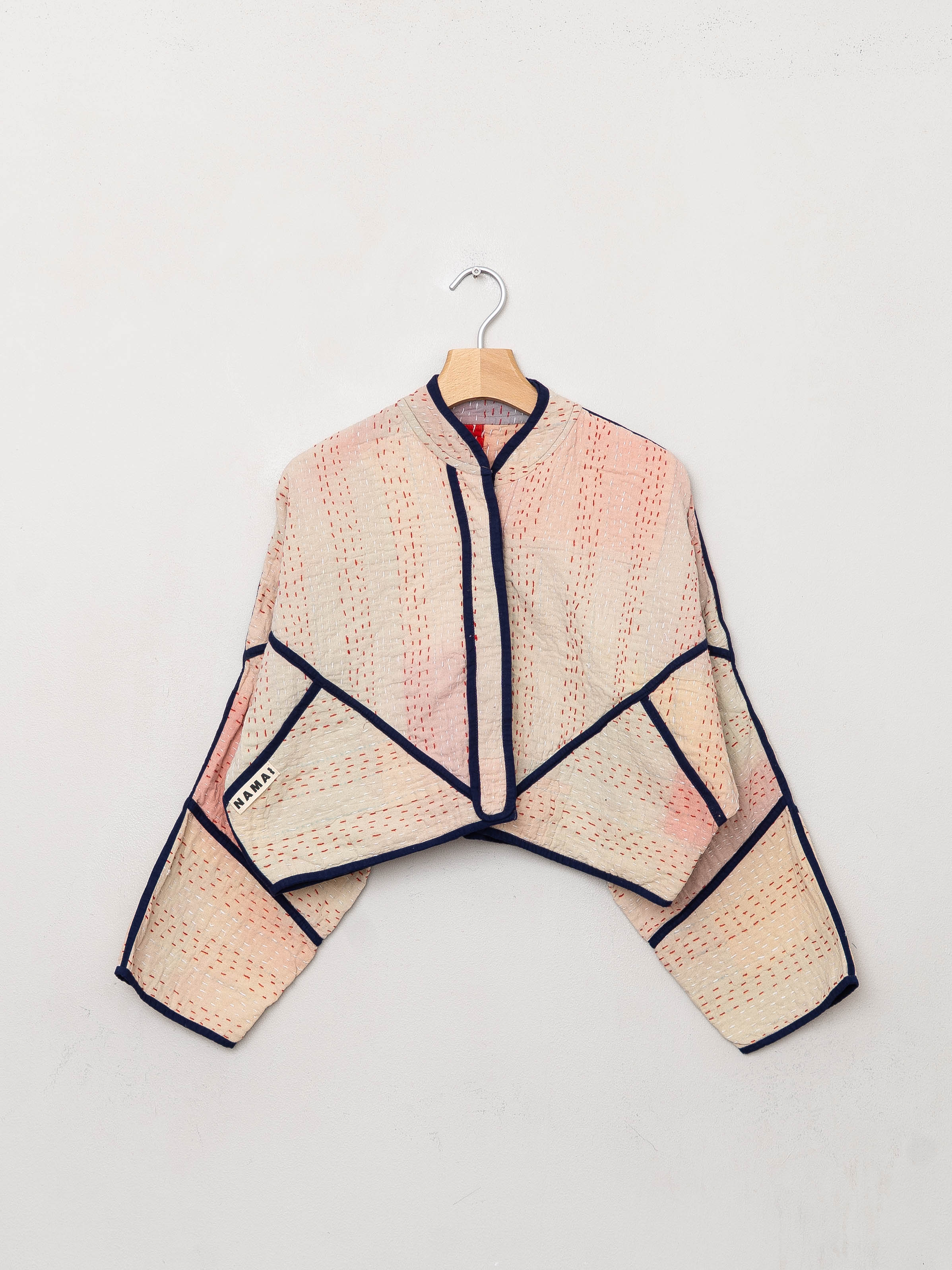 The Kaira Cropped Patchwork Ralli Quilt Jacket
