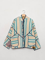 The Ladhiya Quilted Patchwork Kantha Jacket