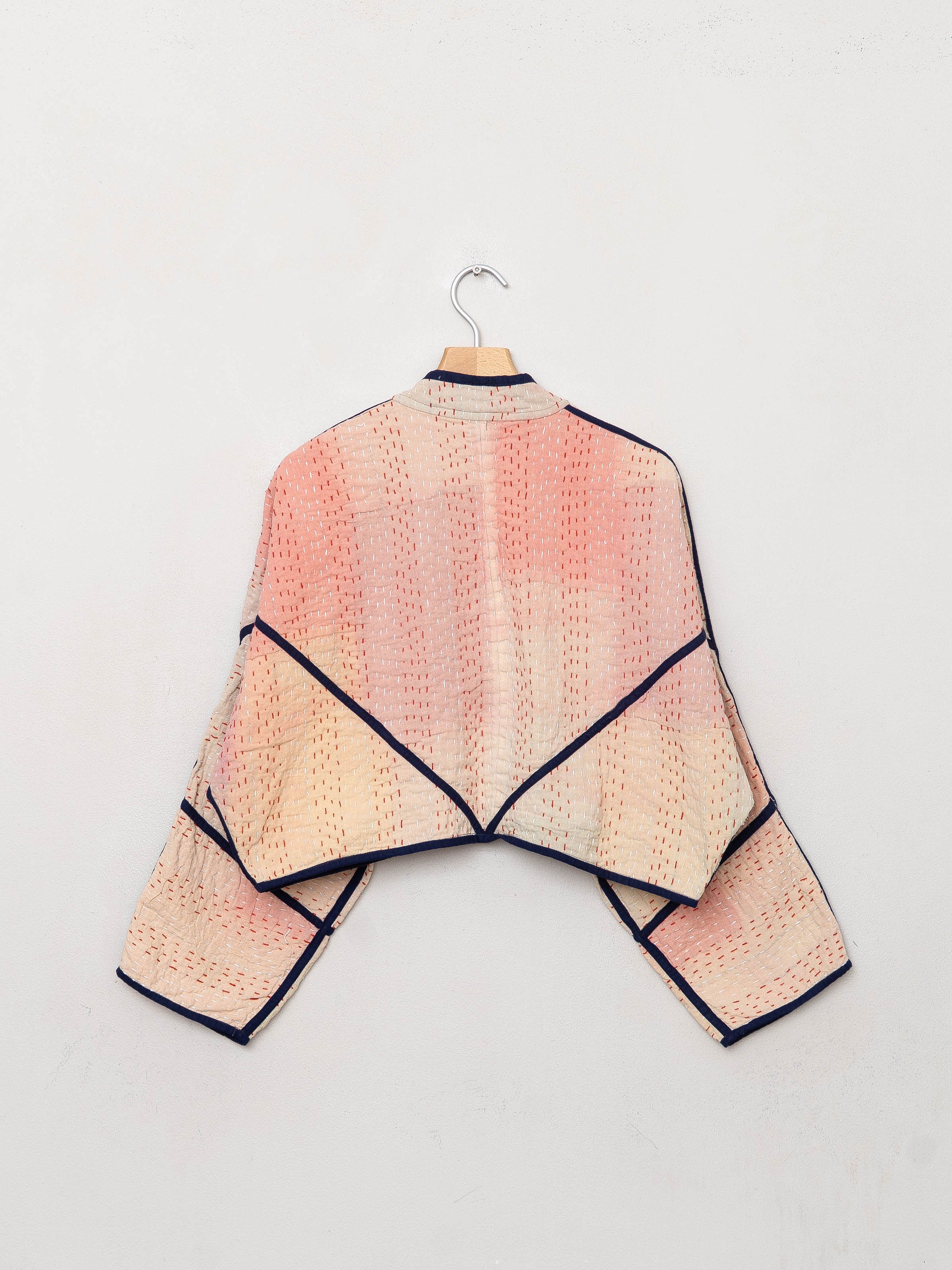 The Kaira Cropped Patchwork Ralli Quilt Jacket