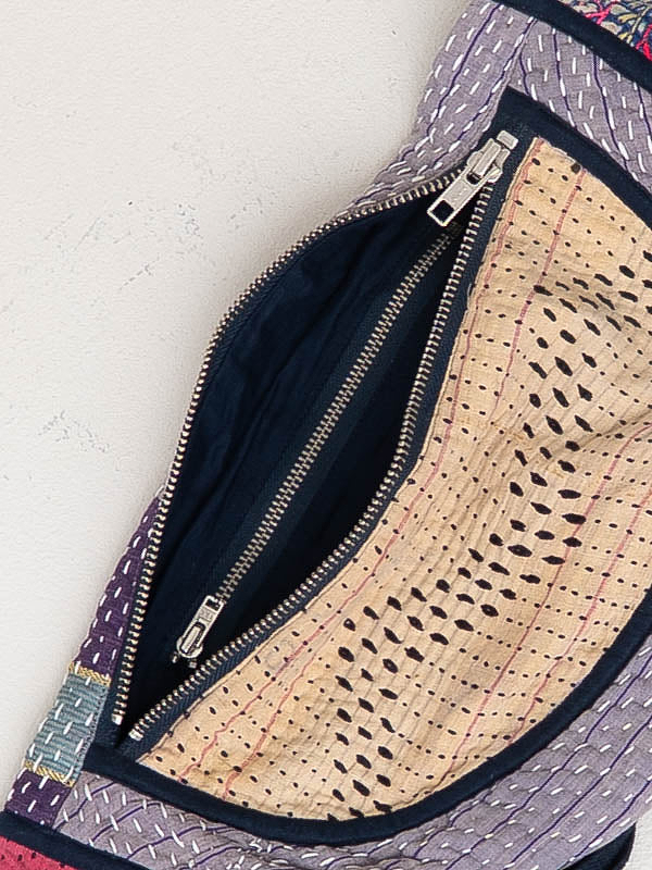 The Faiza Quilted Kantha Belt Bag
