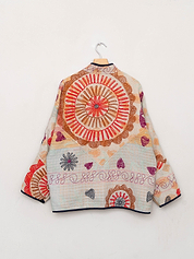 The Ladhiya Suzani Quilted Kantha Jacket