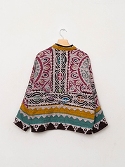 The Ladhiya Petite Suzani Cut Out Kantha Jacket