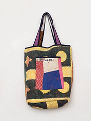 The Xoti II Zero-Waste Quilted Kantha Bag
