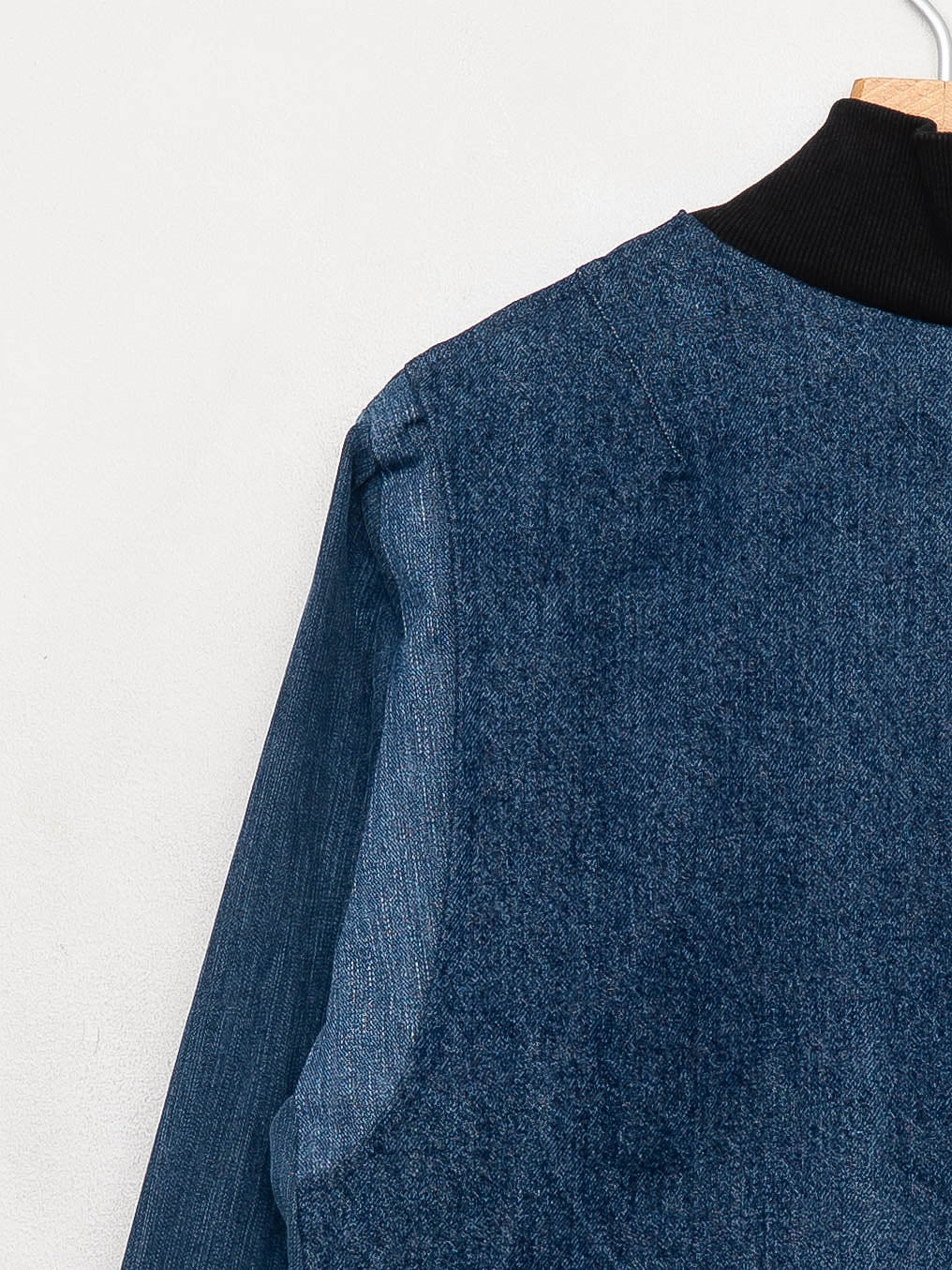 The Veda Denim Bomber Jacket - Medium