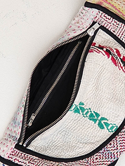The Faiza Quilted Kantha Belt Bag