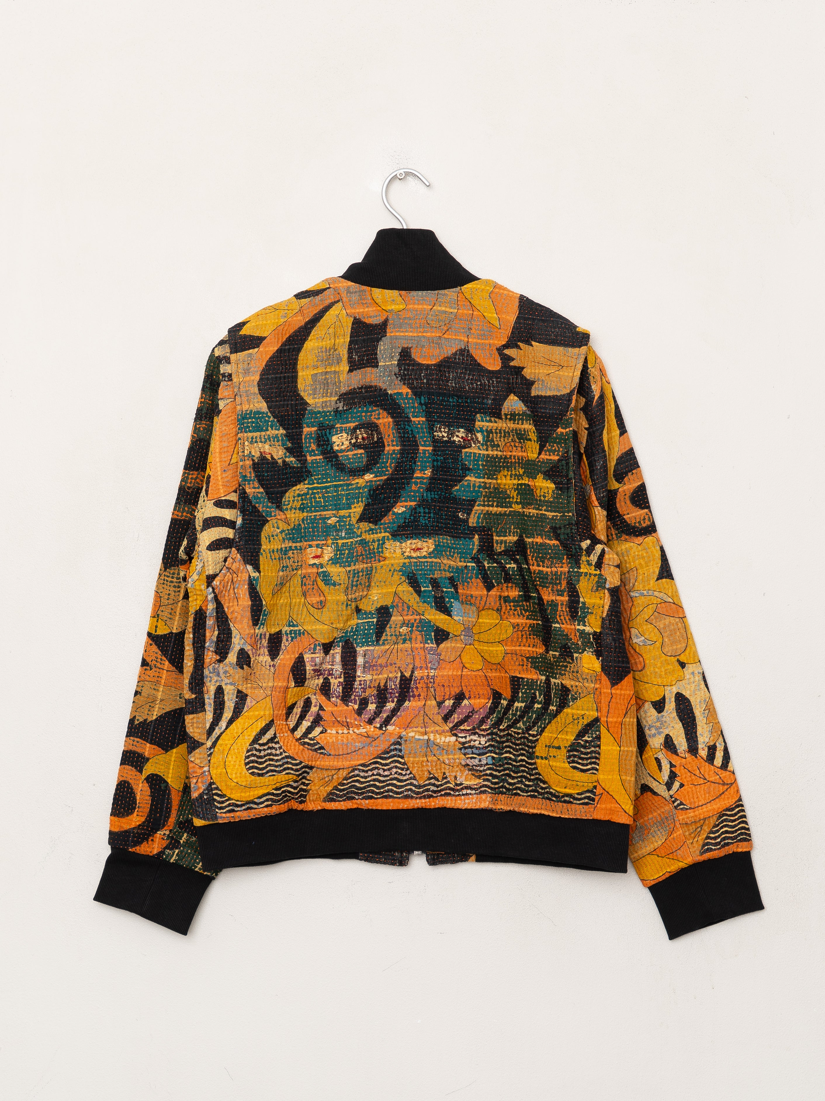 The Veda Quilted One-of-a-Kind Bomber Jacket - Large