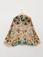 The Ladhiya Suzani Quilted Kantha Jacket