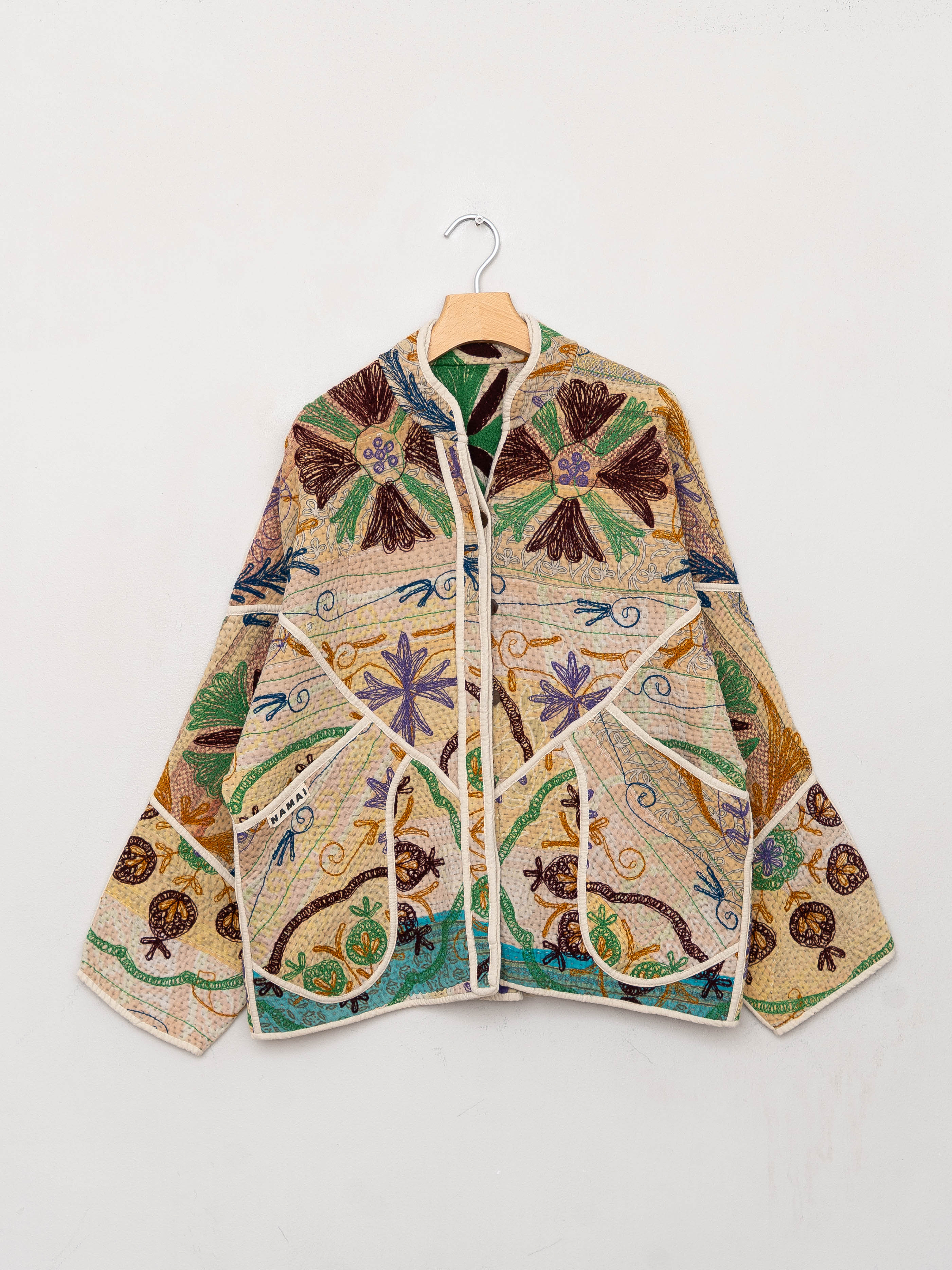 The Ladhiya Suzani Quilted Kantha Jacket