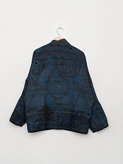 The Ladhiya Quilted Suzani Kantha Jacket