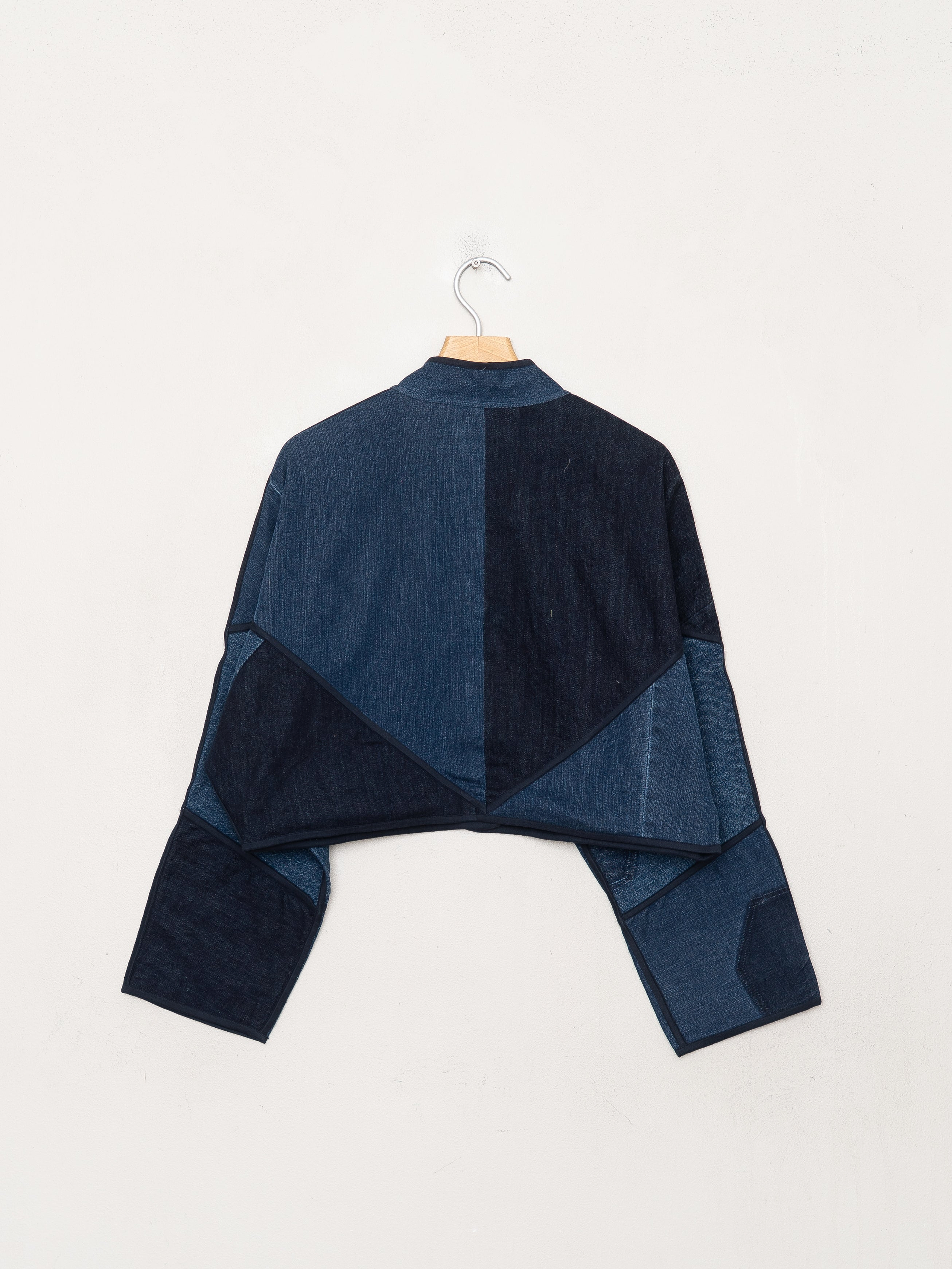 The Kaira Cropped Denim Jacket - Medium
