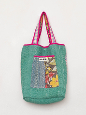The Xoti II Zero-Waste Quilted Kantha Bag
