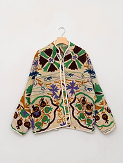 The Ladhiya Suzani Quilted Kantha Jacket