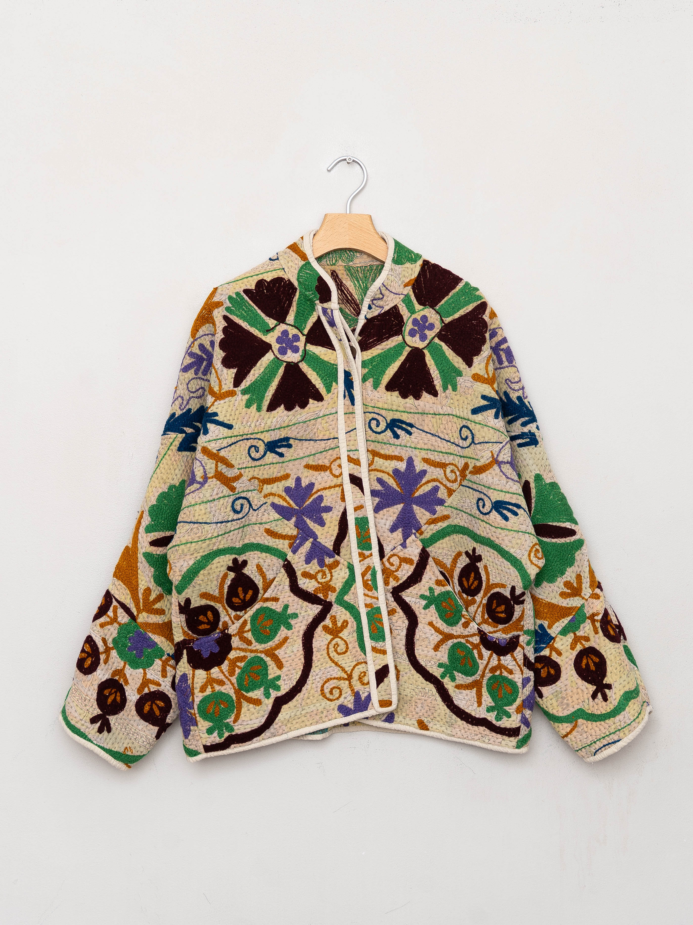 The Ladhiya Suzani Quilted Kantha Jacket
