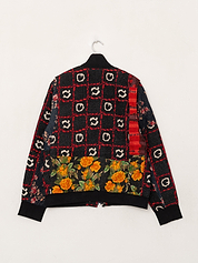 The Veda Quilted One-of-a-Kind Bomber Jacket - Large