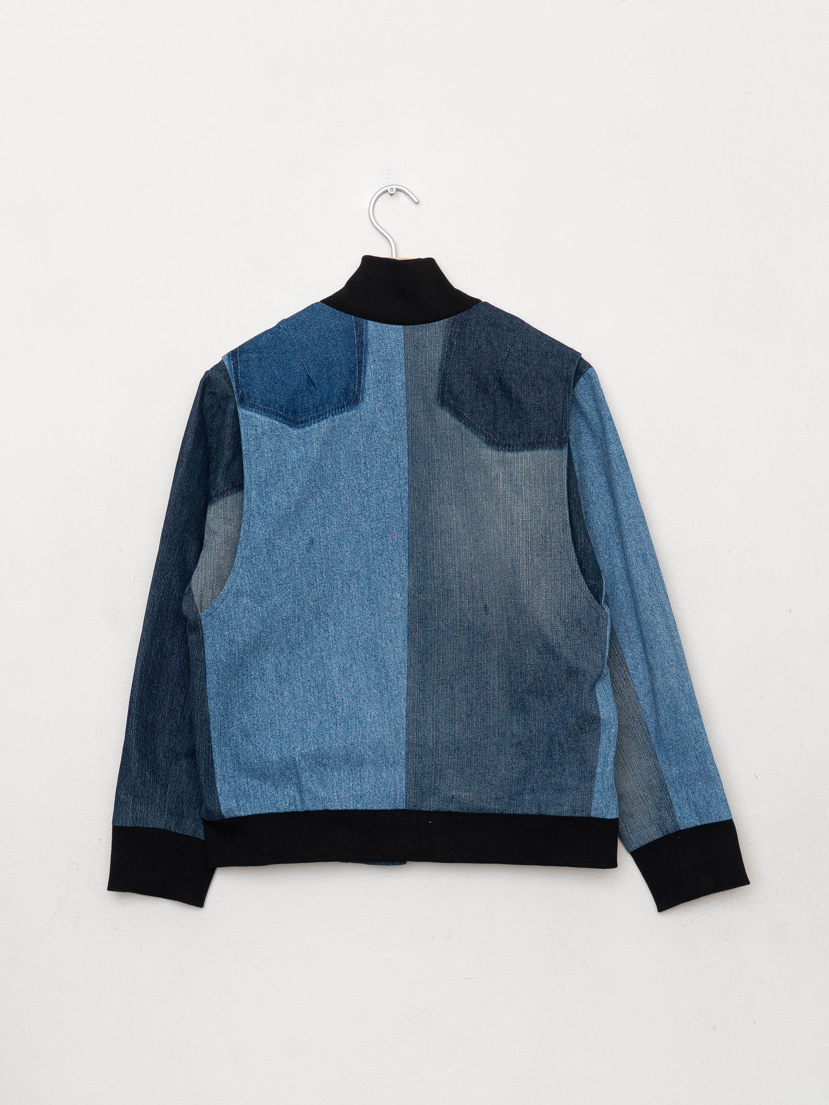 The Veda Denim Bomber Jacket - Medium
