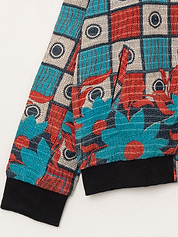 The Veda Quilted One-of-a-Kind Bomber Jacket - Large
