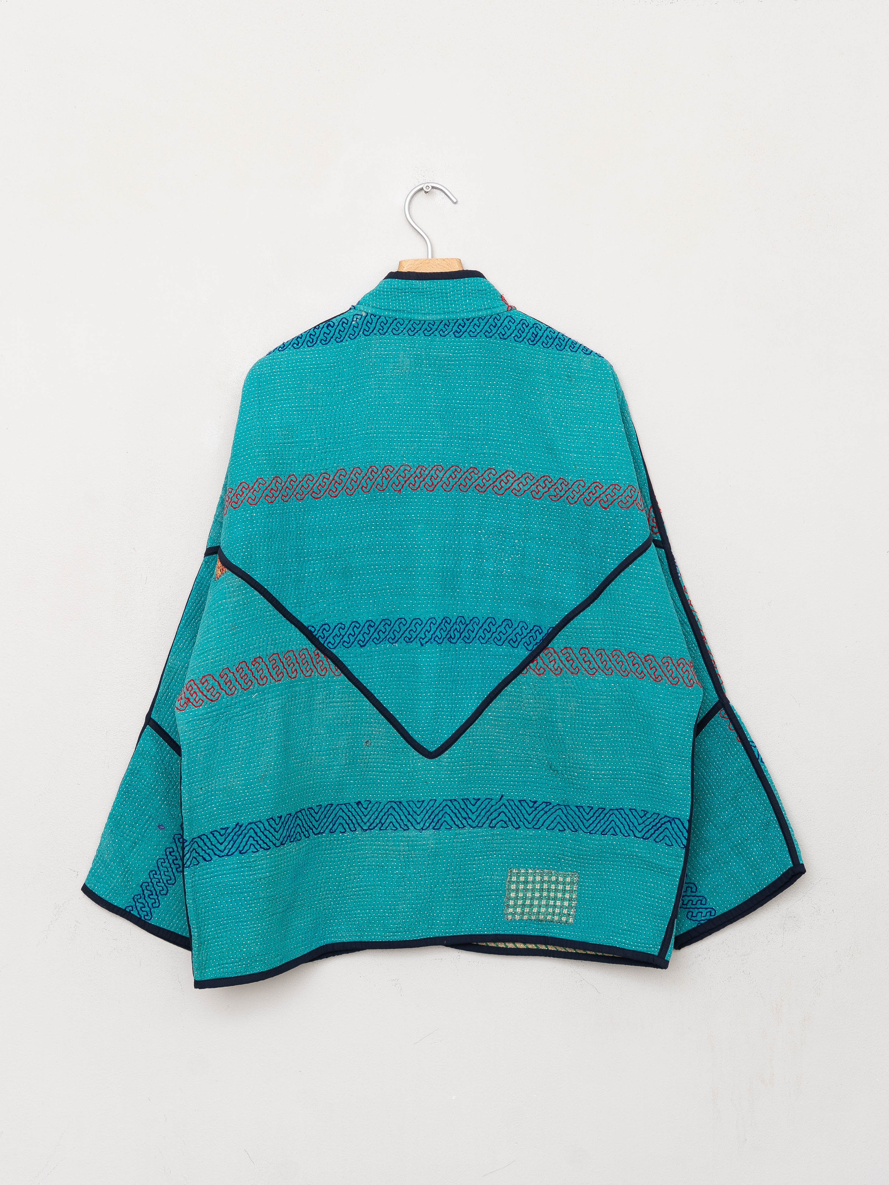 The Ladhiya Quilted Patchwork Kantha Jacket