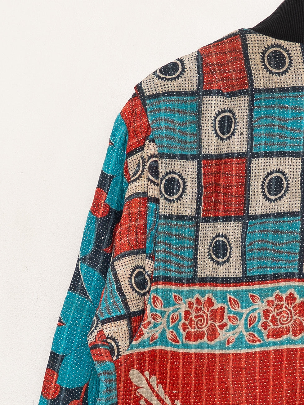 The Veda Quilted One-of-a-Kind Bomber Jacket - Large