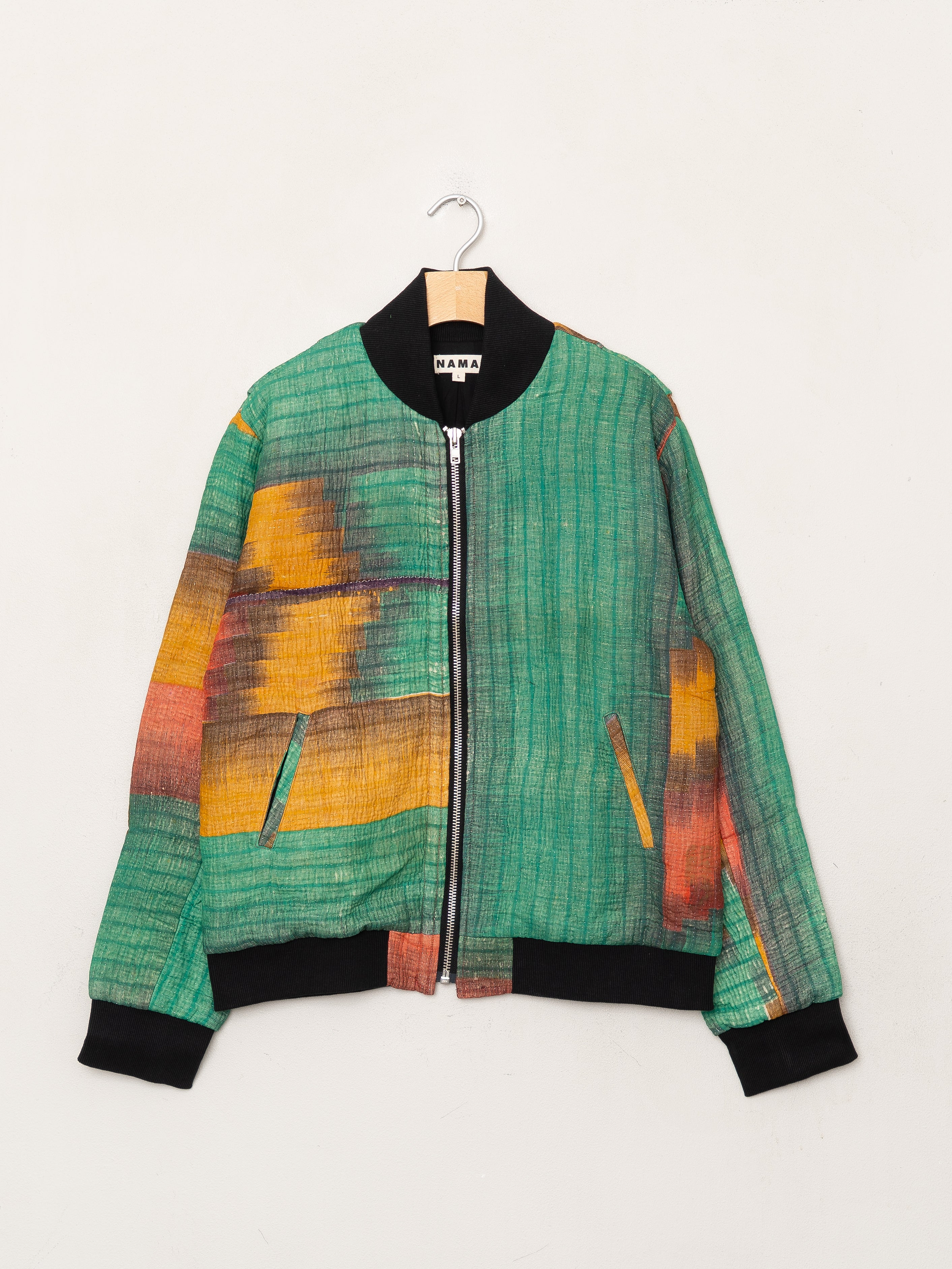 The Veda Quilted One-of-a-Kind Bomber Jacket - Large