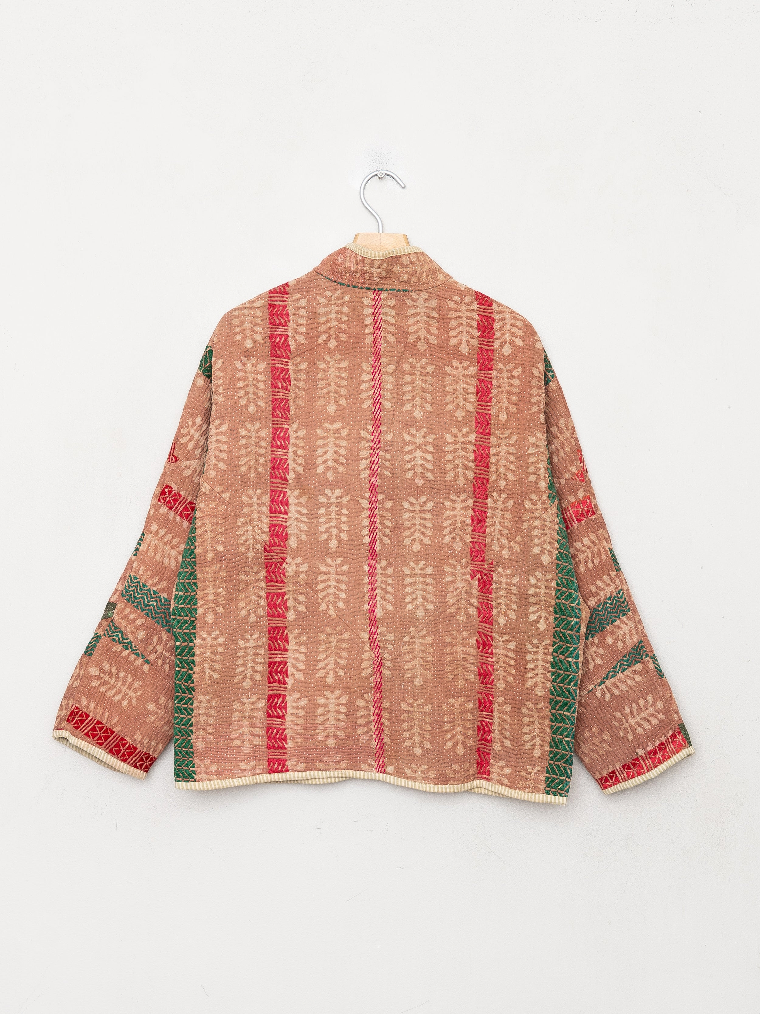 The Ladhiya Petite Quilted Indigo Kantha Jacket