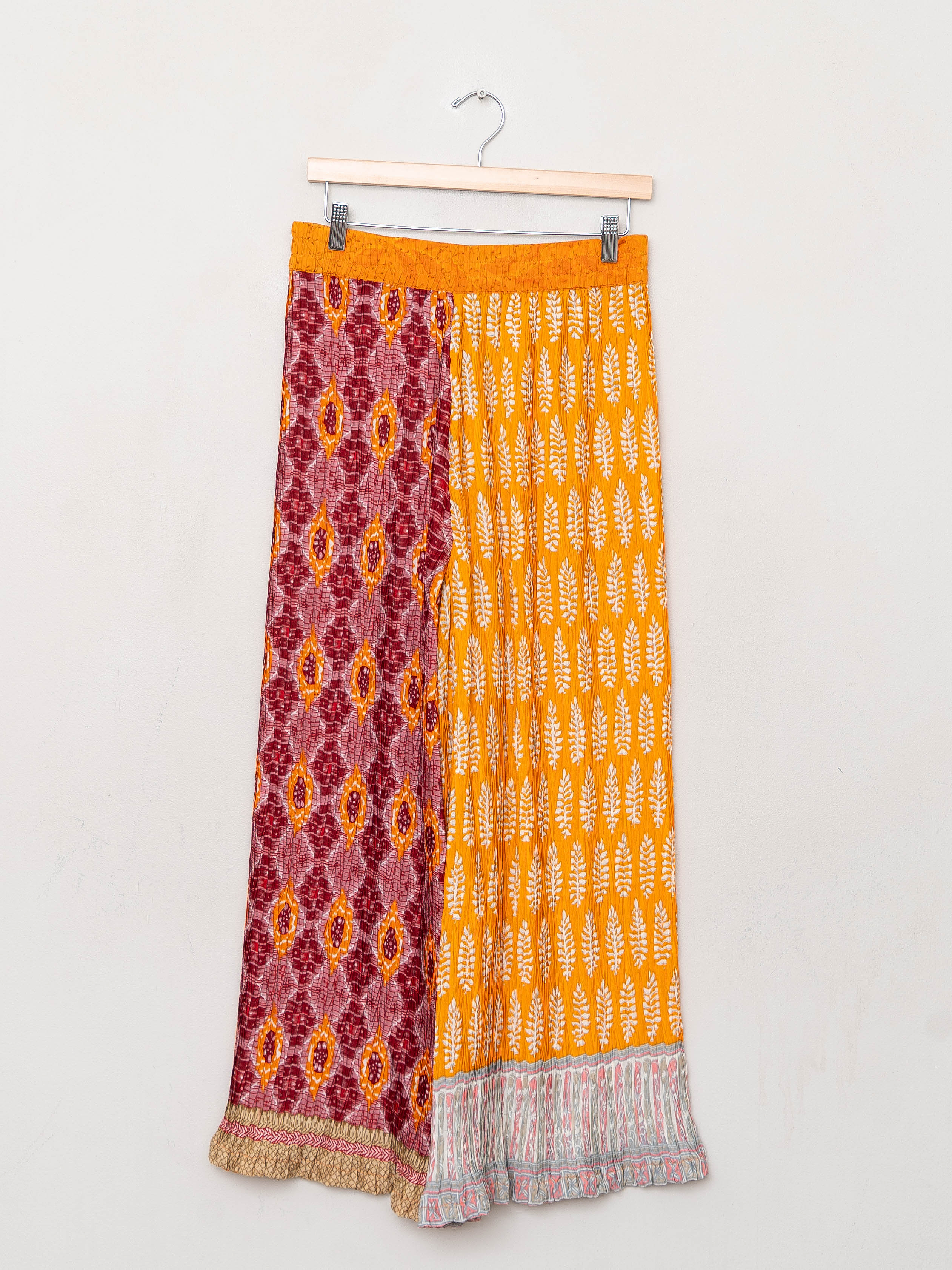 The Tanvi Upcycled Pleated Pant - Medium