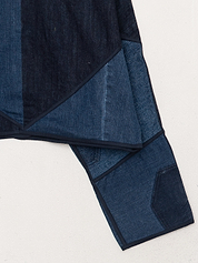 The Kaira Cropped Denim Jacket - Medium