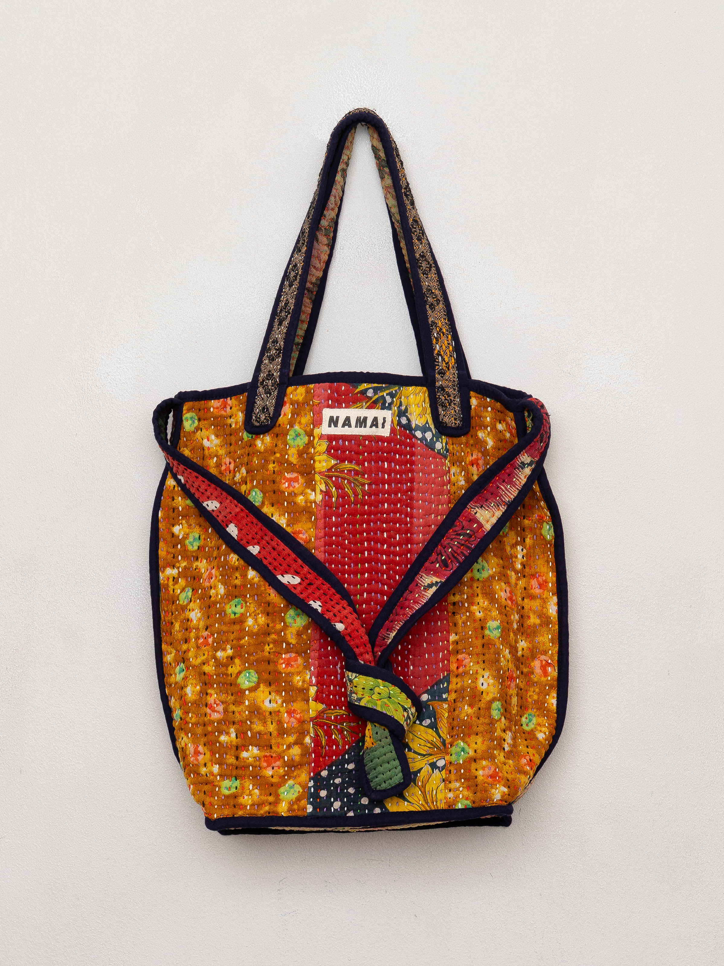 The Xoti II Zero-Waste Quilted Kantha Bag
