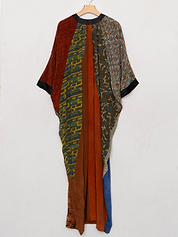 The Simmy Long Dress  - One Size - Upcycled Silk