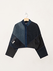 The Kaira Cropped Denim Jacket - Small