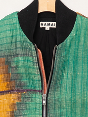 The Veda Quilted One-of-a-Kind Bomber Jacket - Large