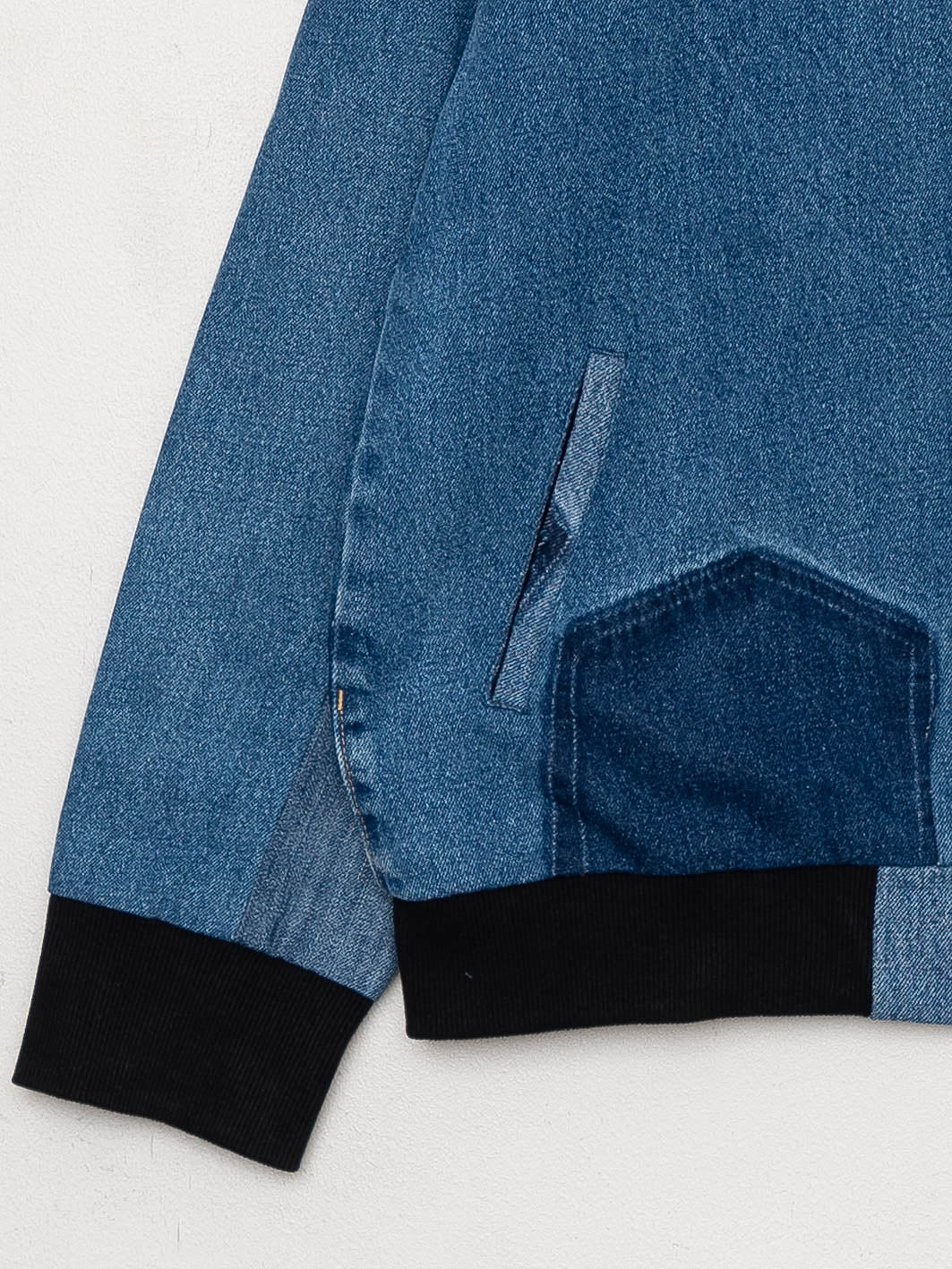 The Veda Denim Bomber Jacket - Medium