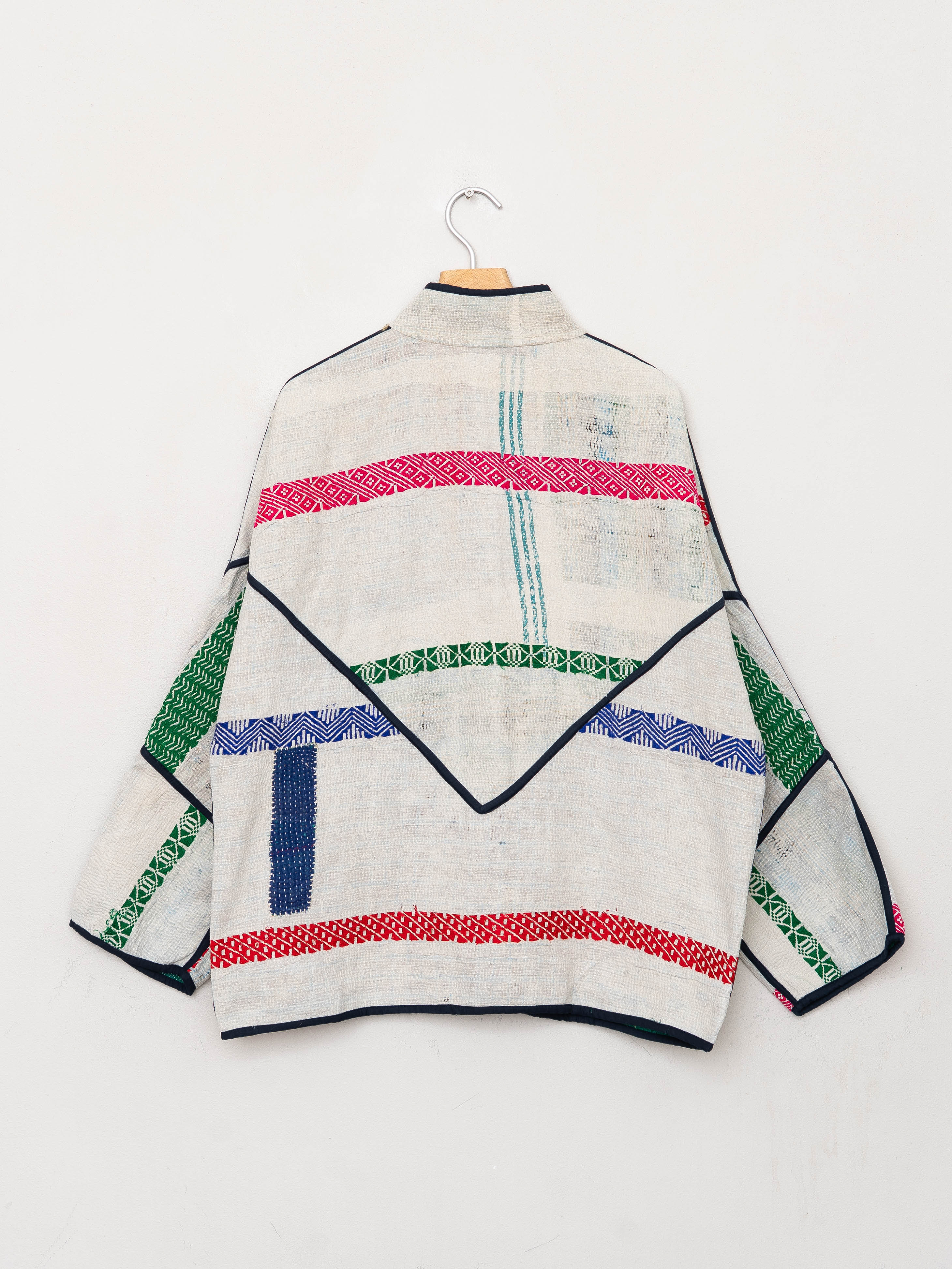 The Ladhiya Quilted Patchwork Kantha Jacket