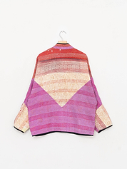 The Ladhiya Quilted Patchwork Kantha Jacket