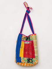 The Xoti II Zero-Waste Quilted Kantha Bag