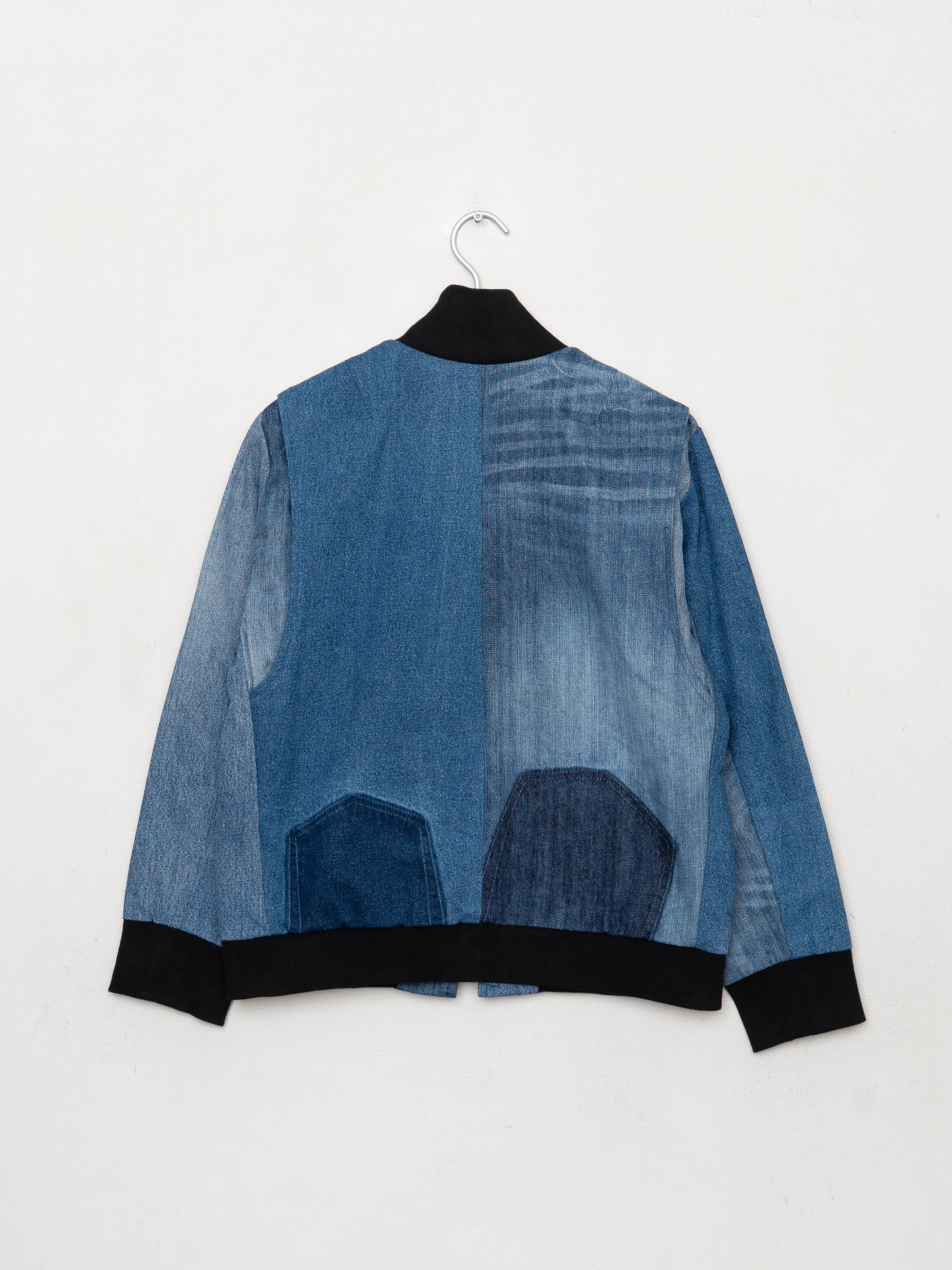 The Veda Denim Bomber Jacket - Medium
