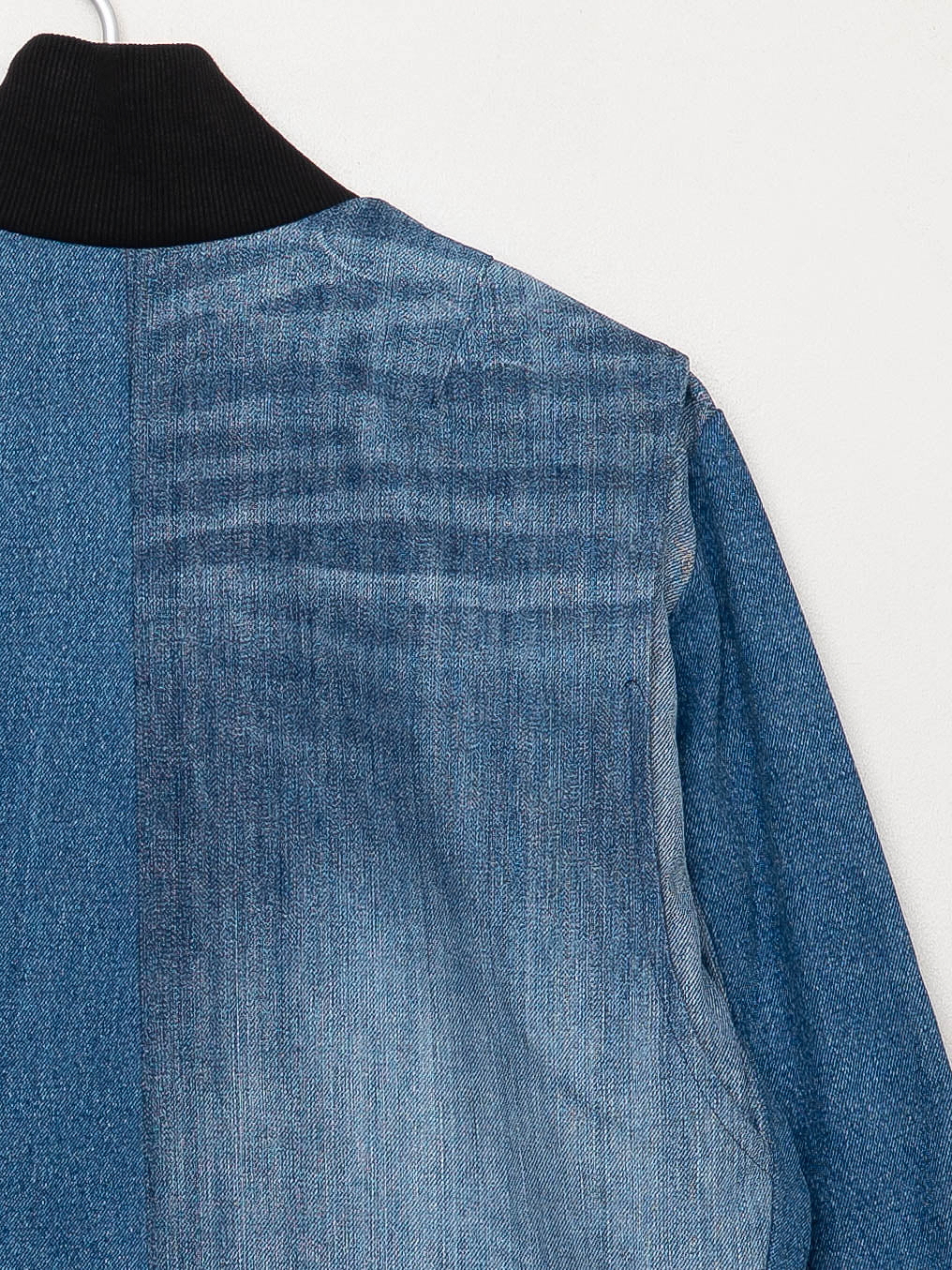 The Veda Denim Bomber Jacket - Medium