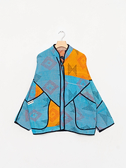 The Ladhiya Quilted Patchwork Kantha Jacket