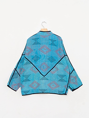 The Ladhiya Quilted Patchwork Kantha Jacket