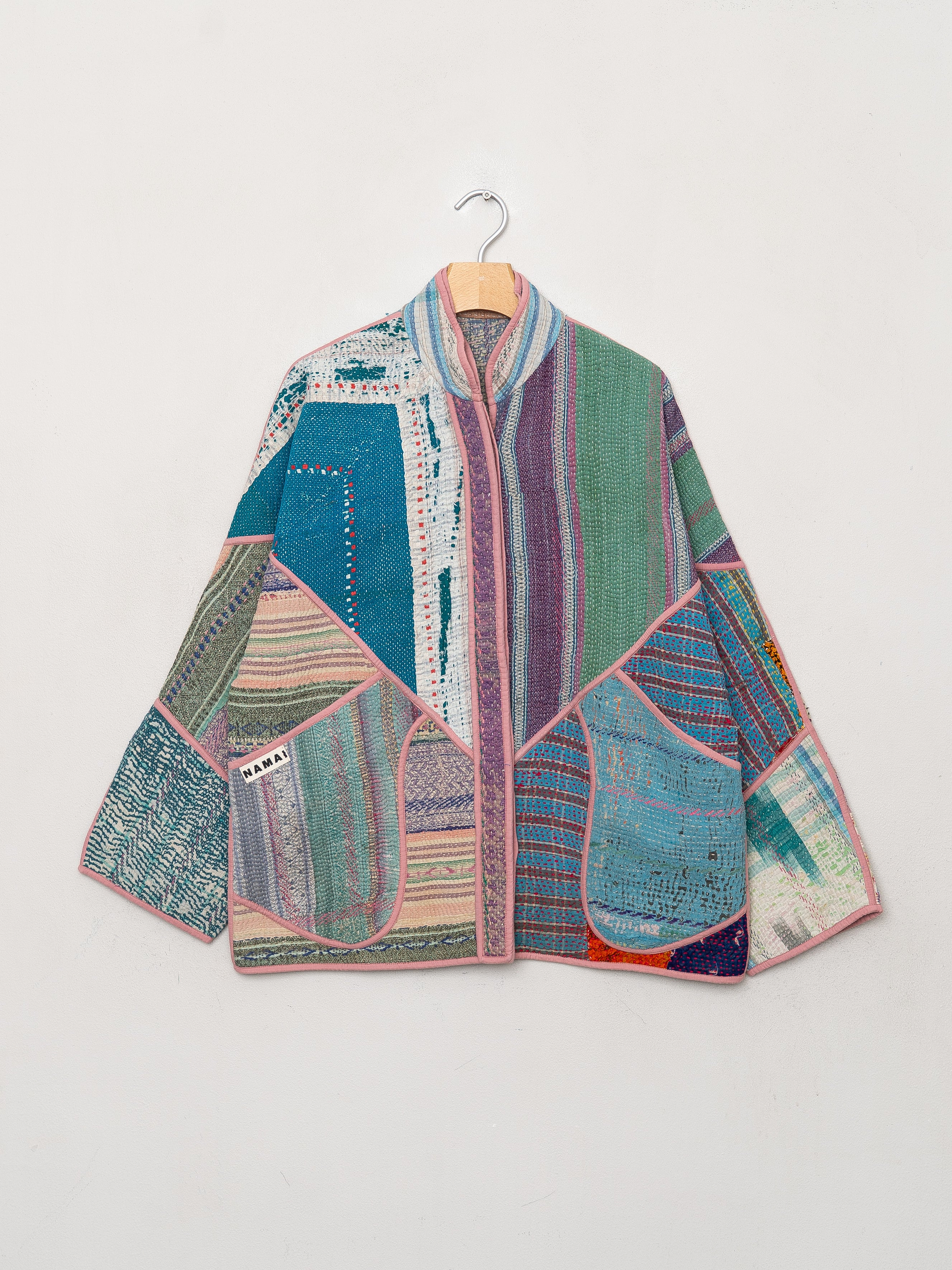 The Ladhiya Quilted Patchwork Kantha Jacket Wholesale